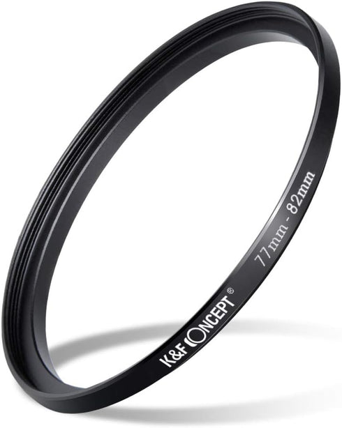 K&F Concept 11pcs Metal Stepping Rings Step Up Ring Set 26-30MM 30-37MM 37-43MM 43-52MM 52-55MM 55-58MM 58-62MM 62-67MM 67-72MM 72-77MM 77-82MM Co...