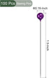 YOKIVE 100Pcs Pearlized Sewing Pins, Ball Head Needle Straight Quilting Pin for Fabric| Great for Dressmaker, Jewelry DIY Decoration, Craft(Purple...