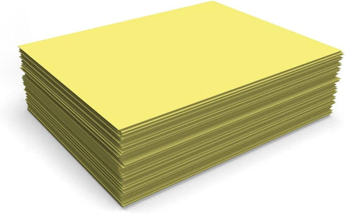 LUXPaper 8.5" x 11" Paper | Letter Size | Pastel Canary Yellow | 60lb. Text | 50 Qty...