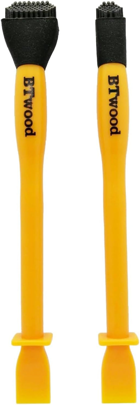 BTwood - Set of 2 Silicone Glue Brush 1" and 1/2" - Ideal for Wodworking, Arts, Crafts, Around The Home and Hobbyists....
