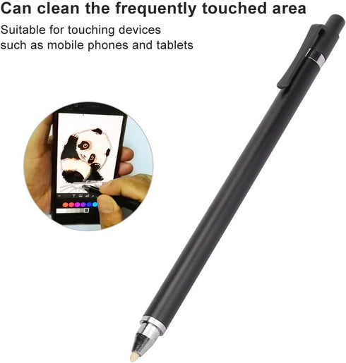 Universal Pen, Battery Pencils with High Sensitivity & Palm Rejection, Double Headed Phone Tablet Pen for for Samsung for iOS for LG (Black)...