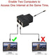 RJ45 Splitter Connectors Adapter 1 to 2 Ethernet Coupler Double Socket HUB Interface Contact Modular Plug Connect Network LAN Internet Cat5 Cat62 ...