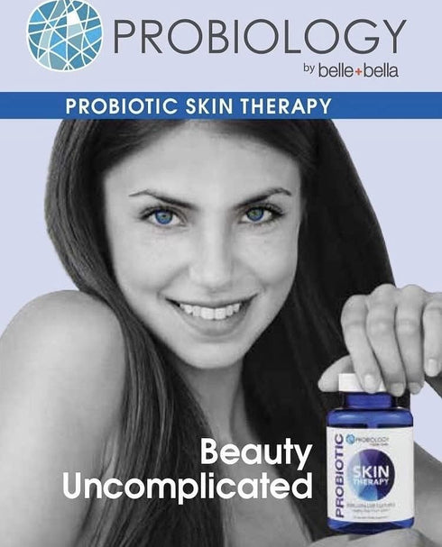 Belle and Bella Probiotic Skin Therapy for Clear Skin | Dual Action Prebiotic + Probiotic | Beauty from Within | 30 Billion CFU | 10 Scientificall...