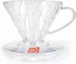 Hario V60 Plastic Coffee Dripper, Size 01, Clear...