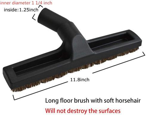 EZ SPARES 5PCS 1 1/4 inch Universal Replacement 32mm&35mm Vacuum Cleaner Accessories Horsehair Brush Kit Floor brush Tools...