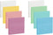 ENLUOM 400 Sheets Colored Transparent Sticky Notes - 3 x 3 in Translucent Sticky Notes, Pastel Clear Waterproof Self-Sticky Notes, See Through Sti...