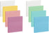 ENLUOM 400 Sheets Colored Transparent Sticky Notes - 3 x 3 in Translucent Sticky Notes, Pastel Clear Waterproof Self-Sticky Notes, See Through Sti...