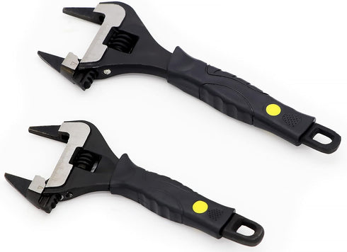 Extra Slim Jaw 6-Inch Adjustable Wrench,Large Opening -1.34-Inch Jaw Opening,Precise Jaw Design Grip in Tight Spaces...