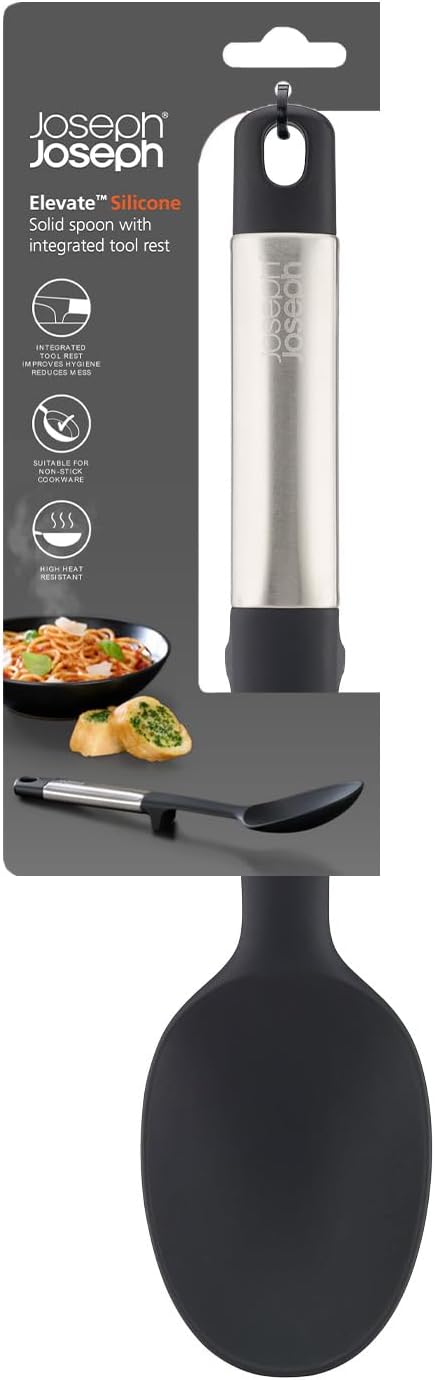 Joseph Joseph Elevate Silicone Solid Turner with Integrated Tool Rest...