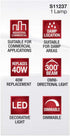 Satco 5 Watt JCD LED Frost 4000K G9 Base 120 Volt...