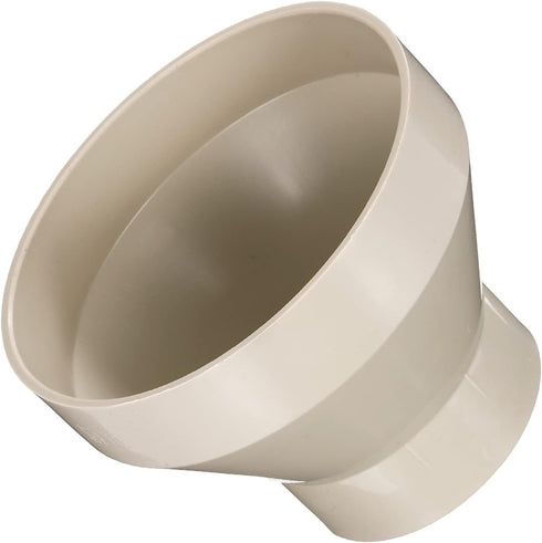 PATIKIL 6" to 3.5" Duct Reducer Connector, Heating Cooling Ventilation Tube Fire-Resistant Increaser Adapter Pipe Fitting for Vent System...