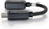 C2G Legrand DisplayPort to HDMI, Male to Female Displayport Cable, Black DisplayPort Cable, 8 Inch Digital Display Cable, 1 Count, C2G 54322...