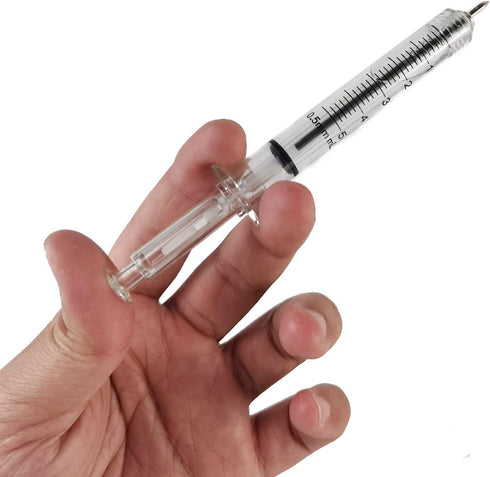 36PCS Syringe Pens, Retractable Fun Multi Color Novelty Pen for Nurses, Nursing Student School Supplies, Birthdays, Stocking Stuffers and Party Fa...