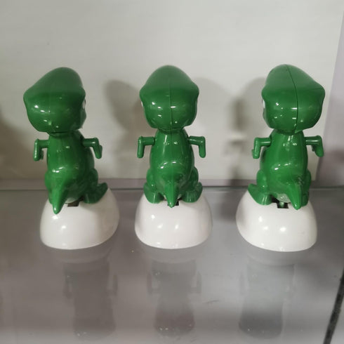 Green Solar Powered Dancing Dinosaur, Decoration Gift, No Battery Required, Desk and Dashboard Decor Home Decor Birthday Gifts Solar Power Kits...