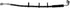 Dorman H380388 Front Driver Side Brake Hydraulic Hose Compatible with Select Ford Models,Black...