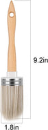 Professional Chalk and Milk Painting & Wax Brush for Furniture, DIY Painting Soft Round Brush, Stencils Brush, Large Oval Brush, Easy Cleaning1...