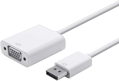 Monoprice DisplayPort 1.2a to VGA Active Adapter, White (112789)...