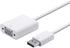 Monoprice DisplayPort 1.2a to VGA Active Adapter, White (112789)...