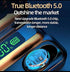 F9 True Wireless Earbud with Power Bank with Bluetooth Version 5. 1 Earbuds Portable case Charging, Sport Design, Built in Microphone (Black)...