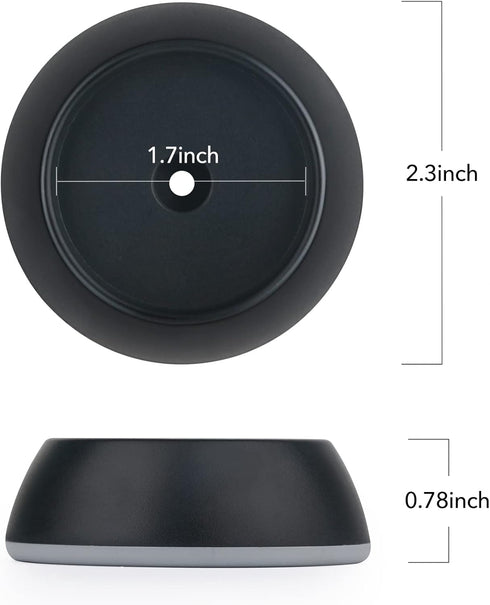 4 Pack Baby Gate Wall Protector Wall Cups for Child Pressure Mounted Stair Safety Gate, Protect Walls & Doorways from Pet & Dog Gates, Black...