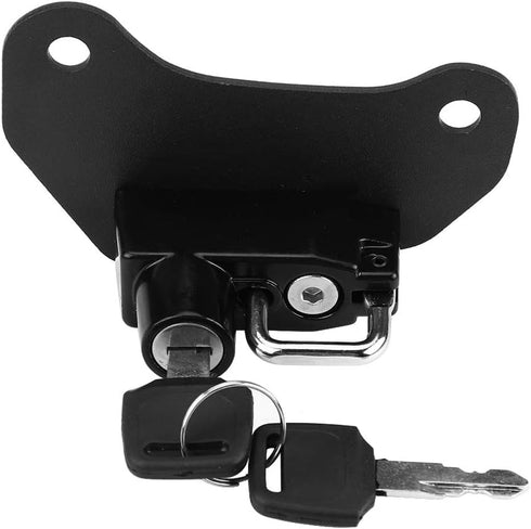 Qiilu Motorcycle Helmet Lock, Key Lock, Black, Compact...