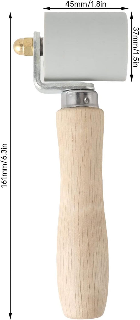 45mm Silicone Seam Roller, Silicone Hand Roller Silicon Seam Hand Pressure Roller, Professional Wallpaper Roller Ergonomic Smoothing Seam Roller T...