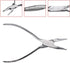 SPEEDWOX Adjusting Eyeglass Arms Frame Nose Pad Plier 6 Inches Eyeglasses Repairing Plier Stainless Steel Optical Hand Tool Eye Glasses Repair cla...
