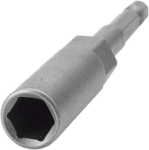 Utoolmart 1/4" Quick-Change Hex Shank 10mm Nut Setter Driver Drill Bit, 100mm Length, Metric No-magnetic 1 Pcs...