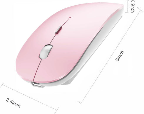 Bluetooth Mouse for iPad Pro iPad Air Rechargeable Bluetooth Wireless Mouse for MacBook pro MacBook Air Mac Laptop Chromebook Windows HP PC DELL (...