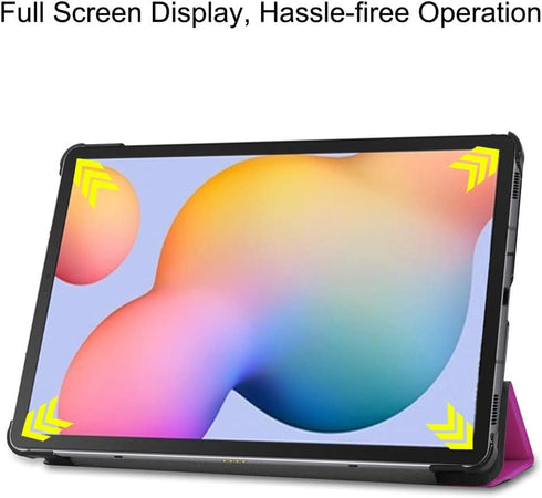 for Samsung Galaxy Tab S6 Lite 10.4 2020 P610 P615 Smart Cover, Ultra Slim Folio Stand Lightweight Auto Sleep/Wake Up Leather Case for Galaxy Tab ...