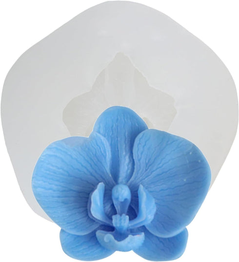 Orchid Flower Silicone Mold Flower Fondant Molds For Cake Decoration Cupcake Topper Chocolate Candy Sugar Craft Polymer Clay Gum Paste...