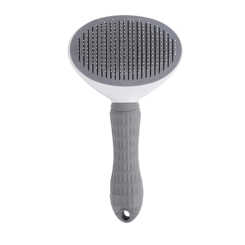 1208S Pet Grooming Brush Shedding and Dematting Comb for Small and Large Dogs, Cats-Grey...