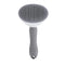 1208S Pet Grooming Brush Shedding and Dematting Comb for Small and Large Dogs, Cats-Grey...