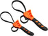 2Pcs Oil Filter Wrench Set, Car Repair Tools, Jar Openers Pipe Wrench, Rubber Strap Wrench Set for Mechanics Plumbers (Orange)...