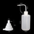 Hyber&Cara Safety Wash Bottle 3Pcs 250ml Plastic Squeeze Bottle with Cap for Lab Plant Watering Tattoo Wash Bottle with 1Pc Silicone Funnel...
