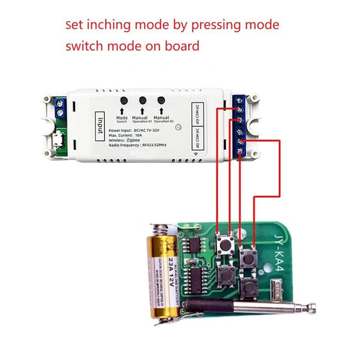 5V 12V ZigBee Smart Relay Switch,Adjustable Selflock and Momentary Working Mode,Works with Tuya eWelink Zigbee Gateway(1 Channel,2 Channel,4 Chann...