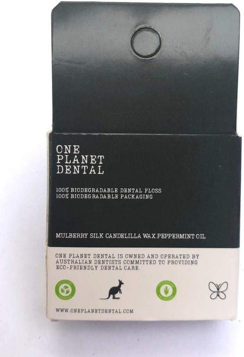 Biodegradable Silk Dental Floss |Zero Waste Floss | NoPFAS |Teflon Free Floss | Peppermint Oil | 43 Yards | Shatter Proof Cardboard Box | Plastic ...