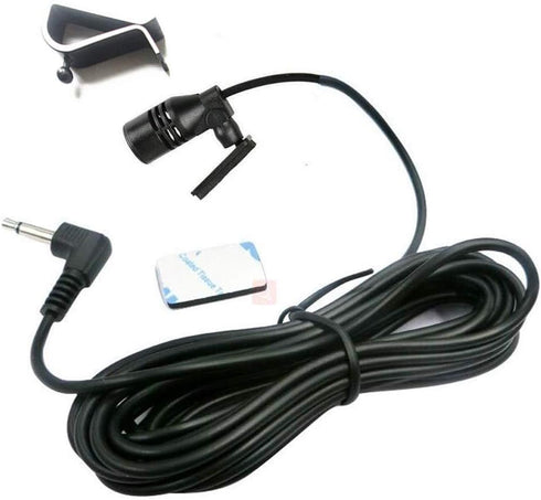 Car Microphone Stereo 3.5mm Jack Assembly Mic Car Radio Microphone Compatible with Kenwood Boss Corehan Power Acoustik JVC Sony Jensen Alpine Car ...