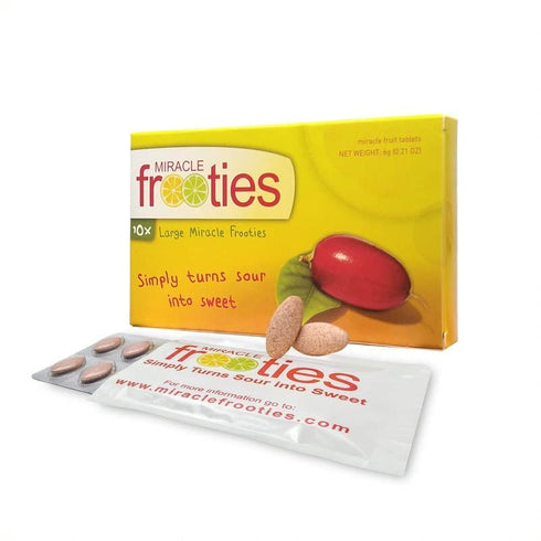 Miracle Frooties, Large Miracle Berry Tablet, 100% Natural Grown Miracle Fruit, Turn Sour Sweet, Change Taste Buds, Flavor Tripping, Tiktok Magic ...
