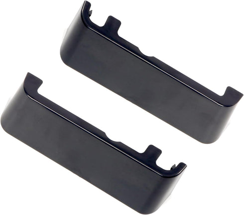 ITrims Car Accessories for Toyota Prado J120 FJ120 2003-2009 Roof Rack Rail End Luggage Protector Center Cargo Rack Cover Shell Cap Trims ABS Blac...