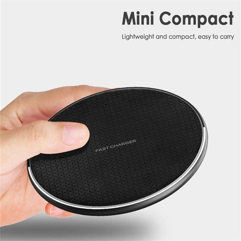 Wireless Charger 15W Fast Charge Aluminum Wireless Charging Pad Mat for iPhone 14 Pro Max/14 Plus/13 Pro/12/11/XS/XR/8, Samsung Galaxy S22/S21, No...