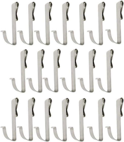 20 Pcs Heavy Duty Zinc Alloy S Hooks, J Shaped, Hanging, Wire Shelving Accessories...