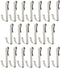 20 Pcs Heavy Duty Zinc Alloy S Hooks, J Shaped, Hanging, Wire Shelving Accessories...