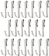 20 Pcs Heavy Duty Zinc Alloy S Hooks, J Shaped, Hanging, Wire Shelving Accessories...