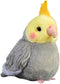 Nohito Realistic Grey Cockatiel Parrot Bird Plush Toy Stuffed Animal Simulation Fake Bird Cockatoo Stuffed Animals Cute Little Bird Plushie Doll 4...