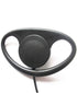 Single Side Earphone D Shape Earpiece Headset Listen Only 3.5mm Hook Earbud simultaneous interpretation Headphone (1 Pack)...