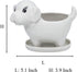 Cute Dog Succulent Planter Pot with Drainage Tray, White Ceramic Flower/Cactus Container, Animal Bonsai Holder for Air Plants...