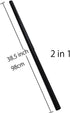 EZ SPARES 2PCS Universal Plastic Tube 19.6-Inch Extension Wands 1-1/4inch Vacuum Cleaner Accessory 38.5-inch Extension Wand Kit...