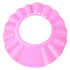 Safe Shampoo Shower Bathing Protection Bath Cap Soft Adjustable Visor Hat for Toddler, Baby, Kids, Children (pink)...