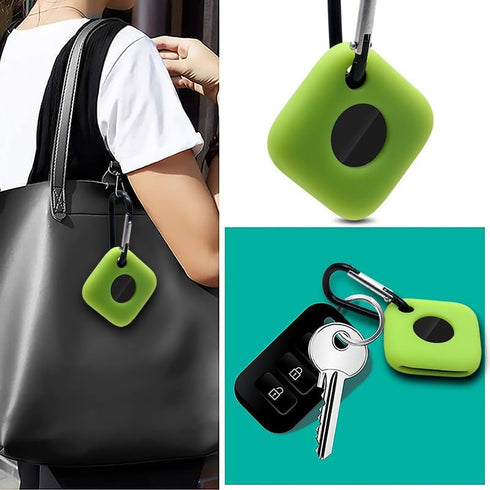 3 Pack Compatible with Tile Mate 2022 Case with Keychain, Flexible Silicone Anti-Scratch Shockproof Skin Cover Kit Compatible with Tile Mate 2022 ...